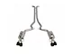 Kooks Full 3-Inch Cat-Back Exhaust with H-Pipe and Black Tips (18-23 Mustang GT w/ Kooks Long Tube Headers)