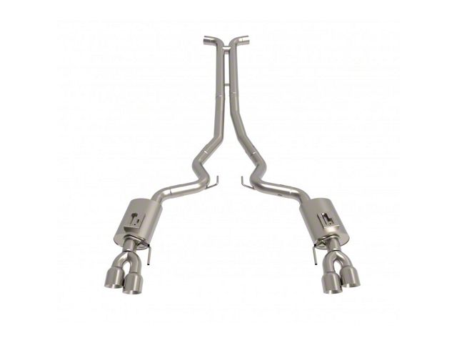 Kooks Full 3-Inch Cat-Back Exhaust with H-Pipe and Polished Tips (18-23 Mustang GT w/ Kooks Long Tube Headers)