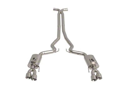 Kooks Full 3 Inch Cat-Back Exhaust w/ X-Pipe & Polished Tips (18-21 GT w/ Kooks Long Tube Headers)