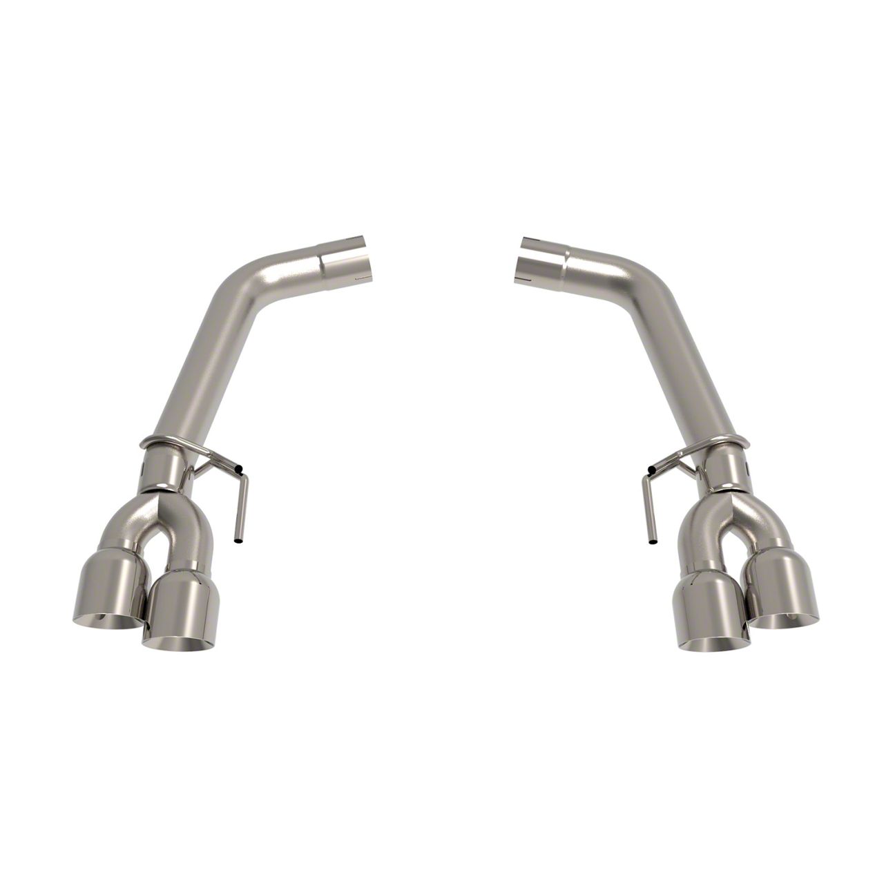 Kooks Mustang Muffler Delete AxleBack Exhaust with Polished Tips