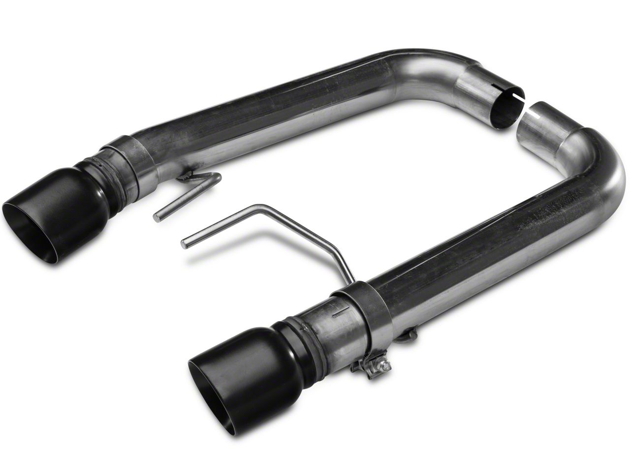 Kooks Mustang Muffler Delete AxleBack Exhaust with Black Tips 11516410