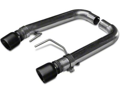 Kooks Muffler Delete Axle-Back Exhaust with Black Tips (15-17 Mustang GT Fastback)