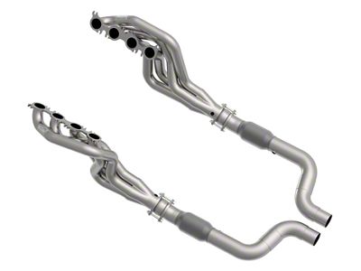 Kooks 2-Inch x 3-Inch Long Tube Headers and GREEN Catted Connection Kit (20-22 Mustang GT500)