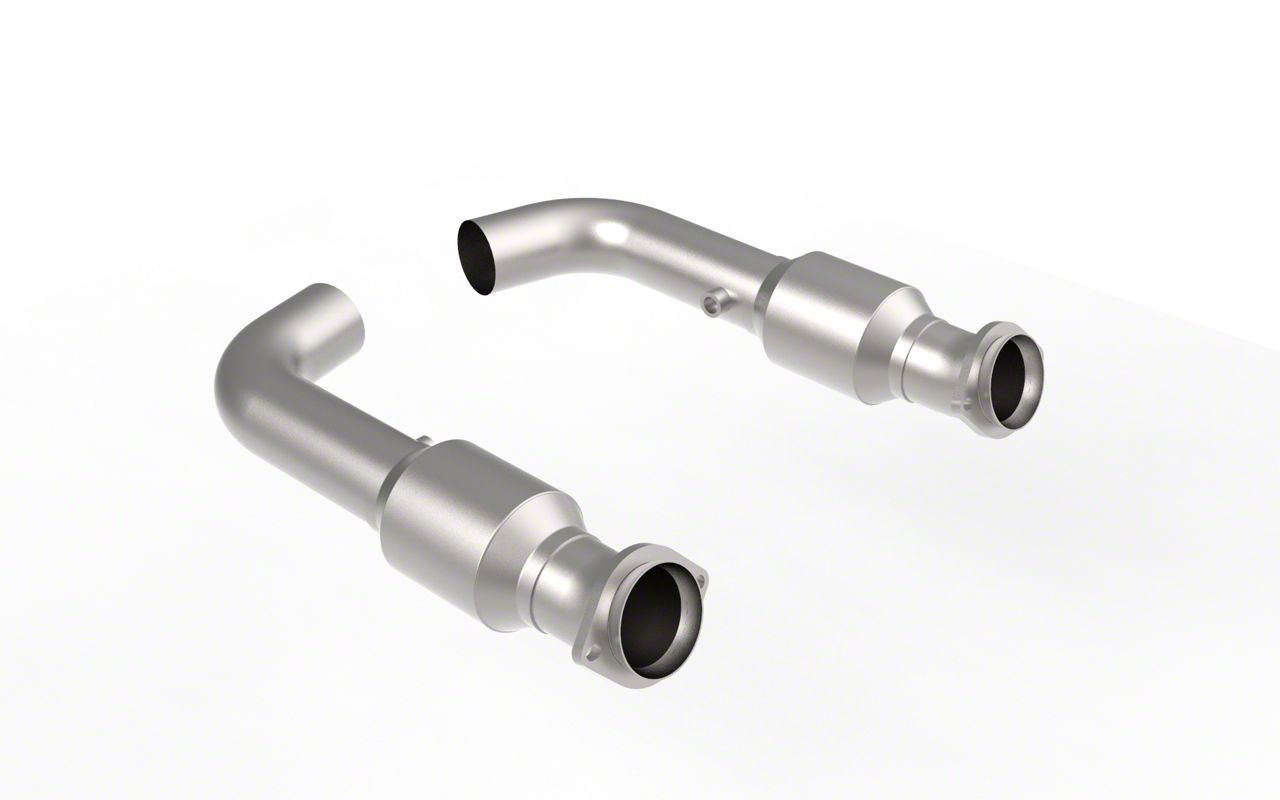 Kooks 3-Inch Race High Flow GREEN Catted Connection Pipes (15-24 Mustang GT, Dark Horse)