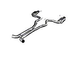 Kooks Cat-Back Exhaust with H-Pipe and Black Tips (15-17 Mustang GT Fastback w/ Kooks Long Tube Headers)