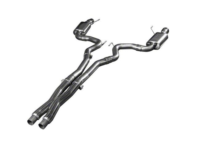 Kooks Cat-Back Exhaust with X-Pipe and Polished Tips (15-17 Mustang GT Fastback)