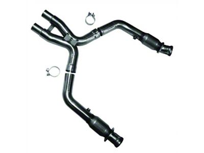 Kooks Catted X-Pipe; OEM Connection (11-14 Mustang GT w/ Kooks Long Tube Headers)