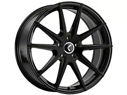 Kraze Turismo Gloss Black Wheel; 17x8; 38mm Offset (05-09 Mustang GT, V6)