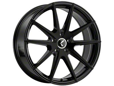 Kraze Turismo Gloss Black Wheel; 17x8; 38mm Offset (05-09 Mustang GT, V6)