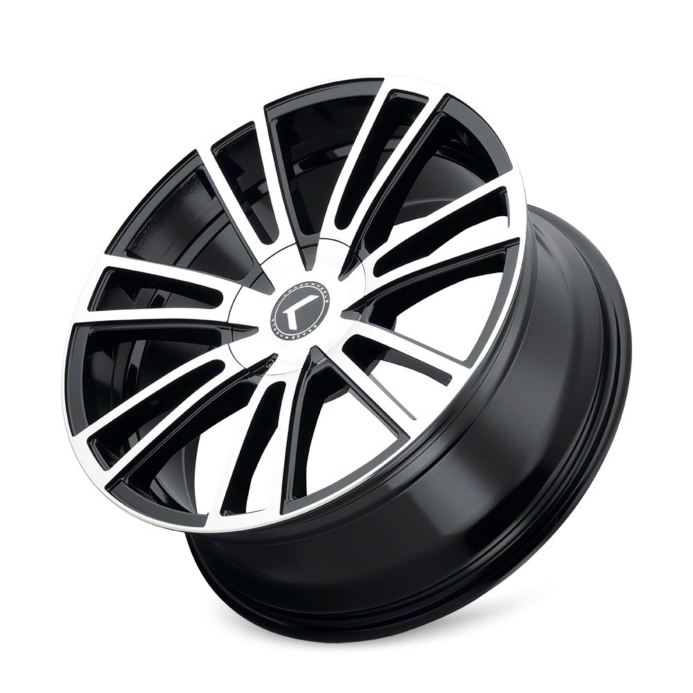 Kraze Camaro Spectra Gloss Black Machined Wheel; 20x8.5