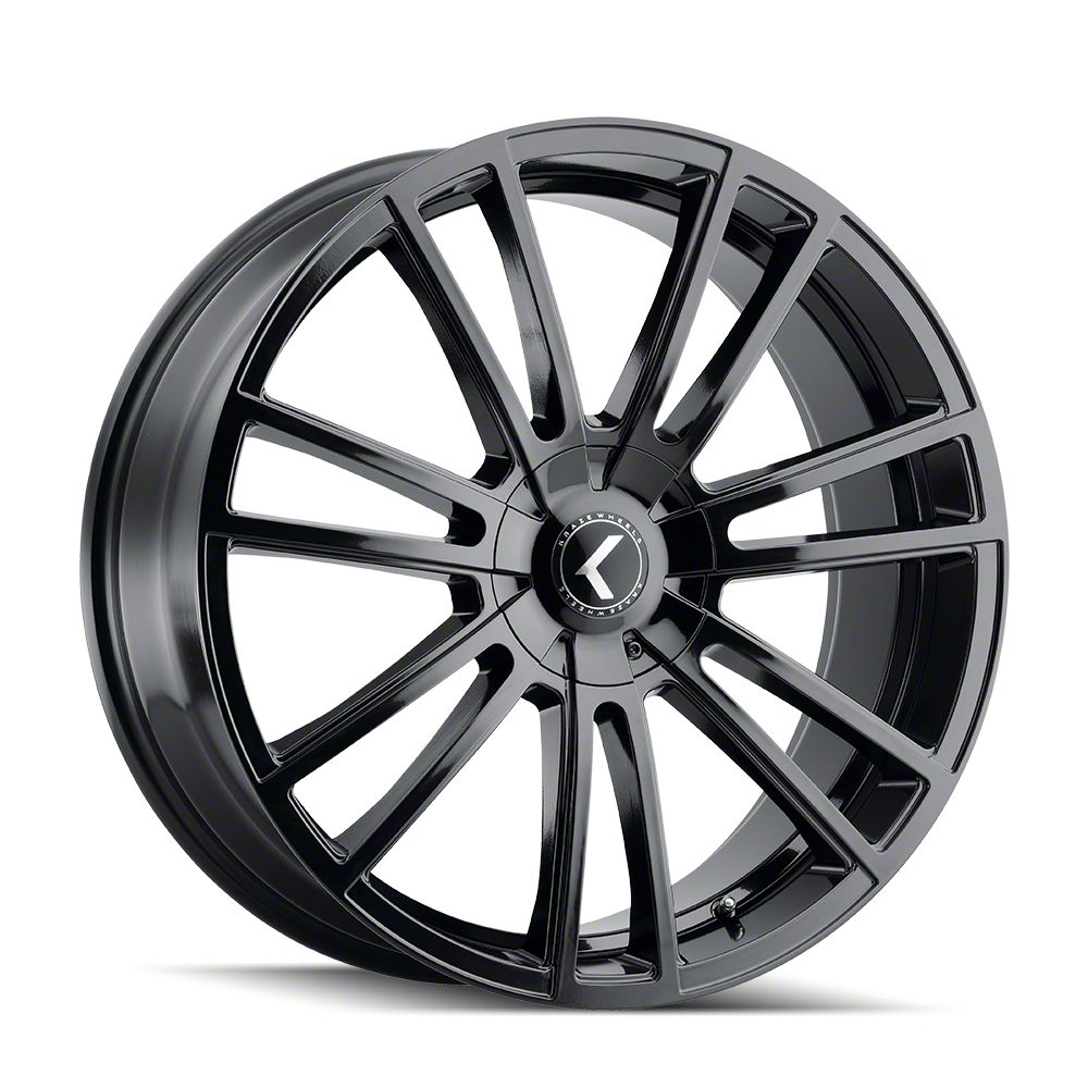 Kraze Camaro Spectra Gloss Black Wheel; 20x8.5; 38mm Offset Kraze Camaro Spectra Gloss Black Wheel; 20x8.5; 38mm Offset