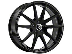 Kraze Turismo Gloss Black Wheel; 17x8; 38mm Offset (10-14 Mustang GT w/o Performance Pack, V6)