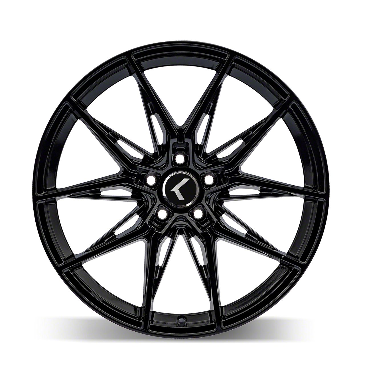 Kraze Mustang Evolve Gloss Black Wheel; 20x9; 35mm Offset KR196