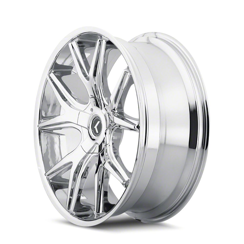 Kraze Camaro Spltz Chrome Wheel; Rear Only; 26x10; 18mm