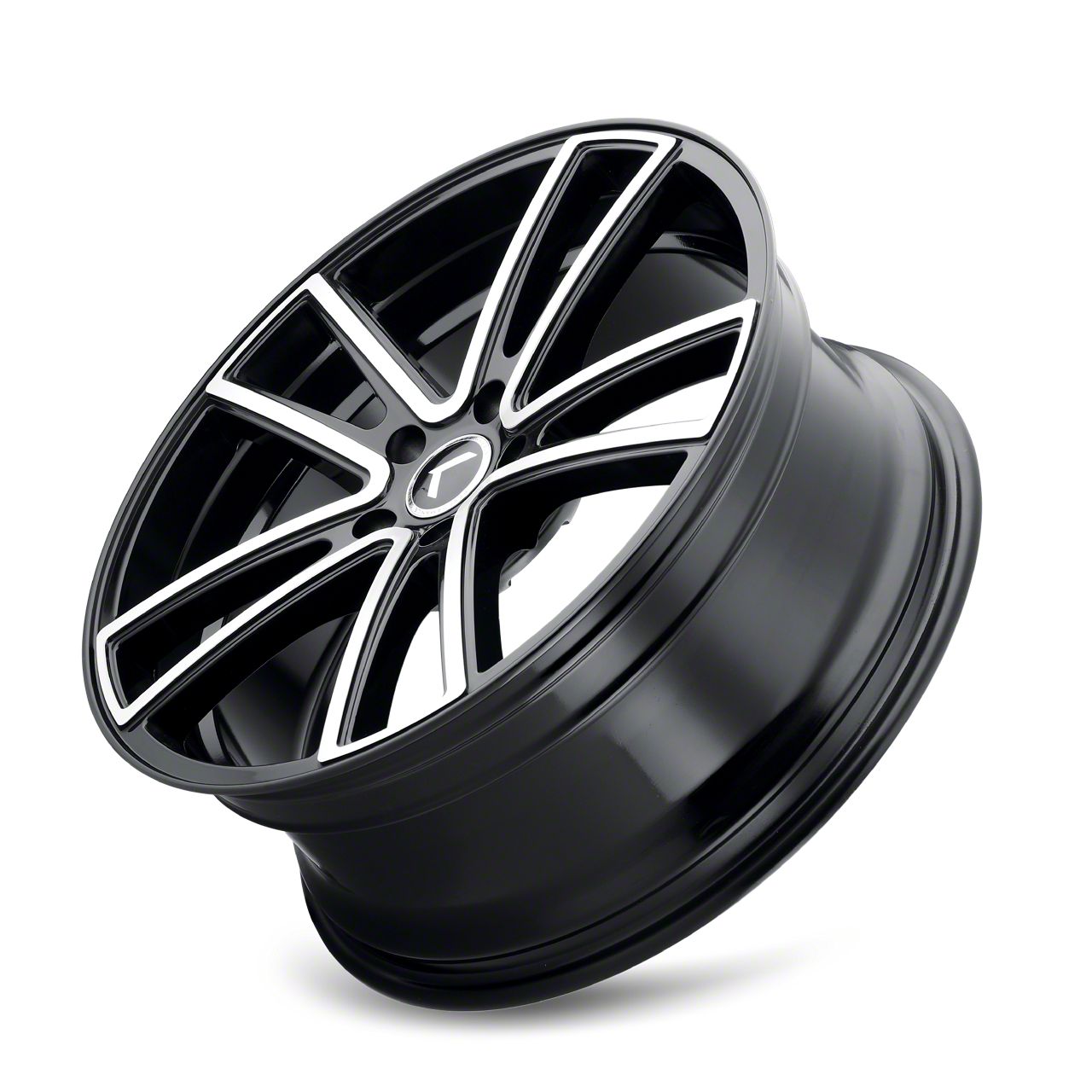 Kraze Charger Lusso Gloss Black Machined Wheel; 22x8.5; 38mm