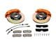 Ksport Dualcomp 4-Piston Rear Big Brake Kit with 14-Inch Slotted Rotors; Orange Calipers (06-10 RWD Charger)