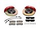 Ksport Supercomp 4-Piston Rear Big Brake Kit with 13-Inch Drilled Rotors; Orange Calipers (06-10 RWD Charger, Excluding SRT8)