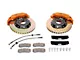 Ksport Dualcomp 4-Piston Rear Big Brake Kit with 14-Inch Slotted Rotors; Orange Calipers (11-14 Mustang)