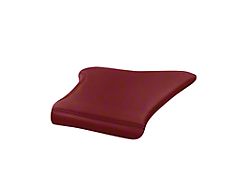 Kustom Interior Premium Artificial Leather Center Console Lid Armrest Cover; All Red (20-26 Corvette C8)