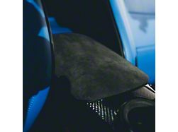 Kustom Interior Alcantara Armrest Cover; Gray (15-23 Mustang)