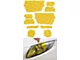 Lamin-X Headlight Tint Covers; Yellow (10-13 Camaro)