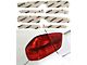 Lamin-X Reverse and Rear Marker Light Tint Covers; Red (16-18 Camaro LT, SS)
