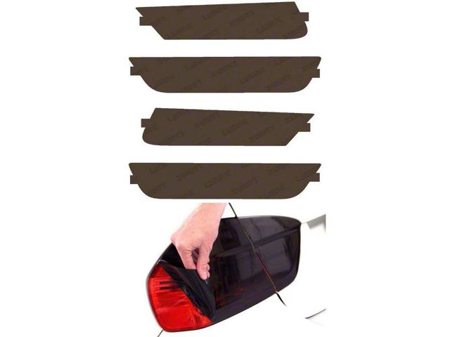 Lamin-X Side Marker Light Tint Covers; Charcoal (14-15 Camaro)