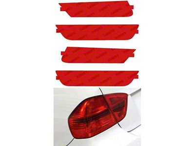 Lamin-X Side Marker Light Tint Covers; Red (14-15 Camaro)