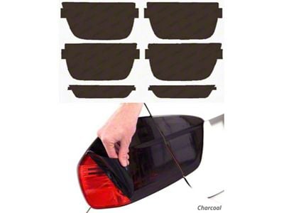 Lamin-X Tail Light Tint Covers; Charcoal (10-13 Camaro)