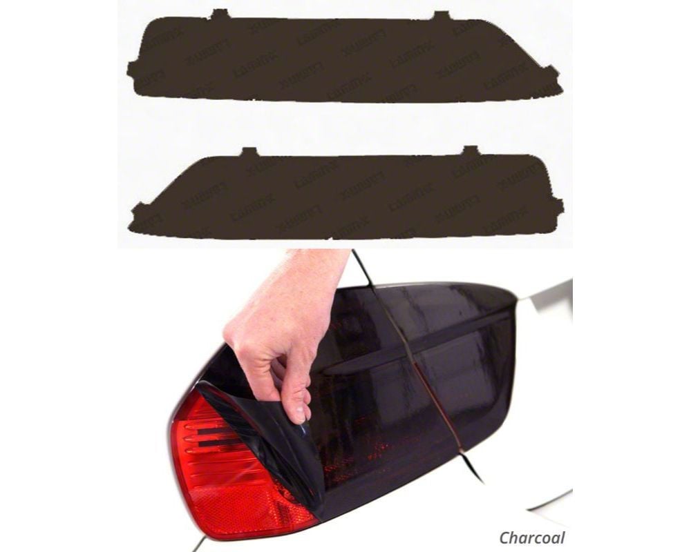 LaminX Camaro Tail Light Tint Covers; Charcoal CH242C (1415 Camaro LS
