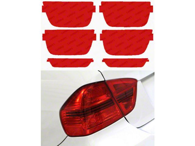 Lamin-X Tail Light Tint Covers; Red (10-13 Camaro)