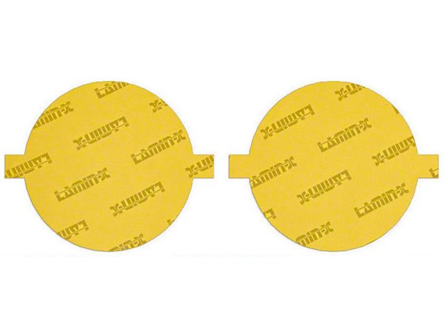 Lamin-X Fog Light Tint Covers; Yellow (08-14 Challenger)