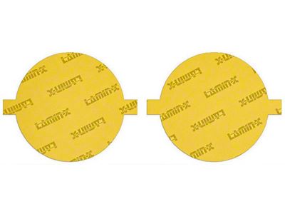 Lamin-X Fog Light Tint Covers; Yellow (08-14 Challenger)