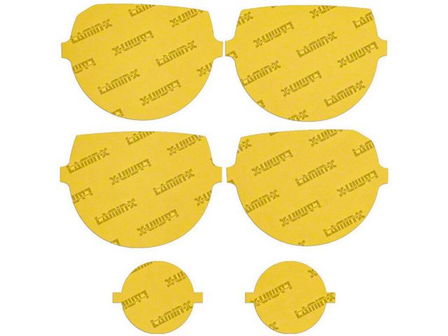 Lamin-X Headlight Tint Covers; Yellow (08-14 Challenger)