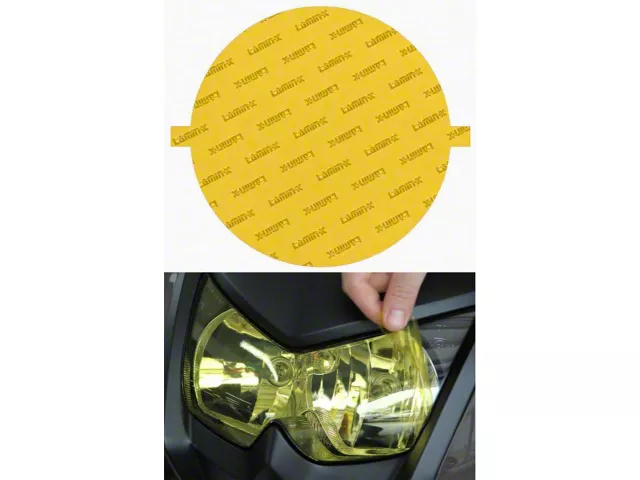 Lamin-X Headlight Tint Covers; Yellow (19-23 Challenger Widebody)