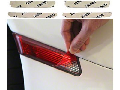 Lamin-X Rear Marker Light Tint Covers; Red (15-23 Challenger)