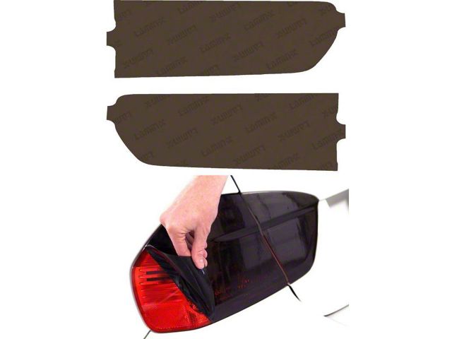 Lamin-X Tail Light Tint Covers; Charcoal (08-14 Challenger)