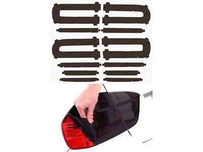 Lamin-X Tail Light Tint Covers; Charcoal (15-23 Challenger)