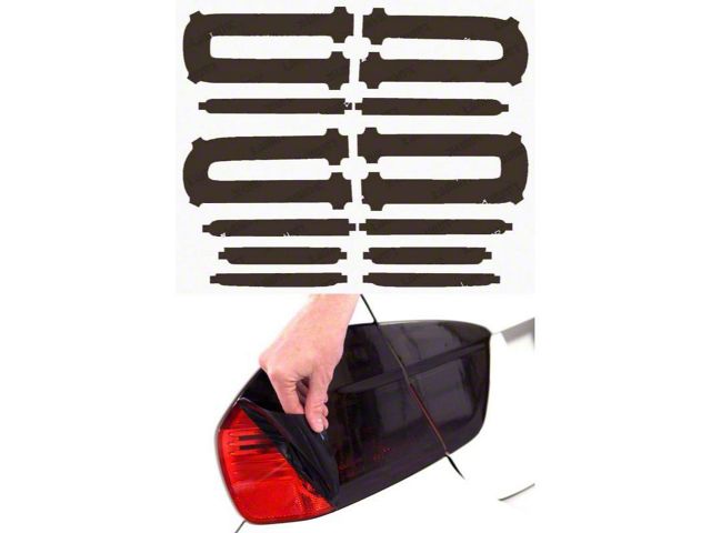 Lamin-X Tail Light Tint Covers; Charcoal (15-23 Challenger)