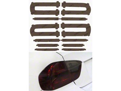 Lamin-X Tail Light Tint Covers; Smoked (15-23 Challenger)