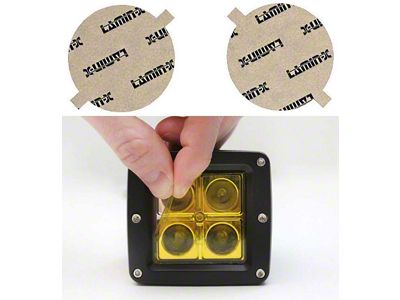 Lamin-X Fog Light Tint Covers; Yellow (06-10 Charger SRT8)