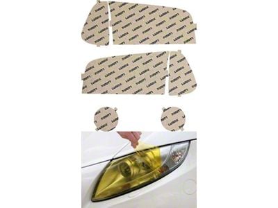 Lamin-X Headlight Tint Covers; Yellow (06-10 Charger)