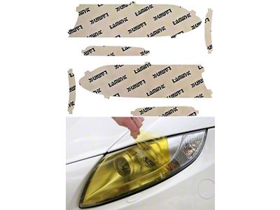 Lamin-X Headlight Tint Covers; Yellow (15-23 Charger, Excluding Daytona, Scat Pack, SRT)