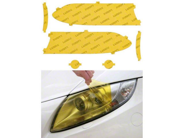 Lamin-X Headlight Tint Covers; Yellow (15-23 Charger Daytona, Scat Pack, SRT)