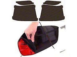 Lamin-X Tail Light Tint Covers; Charcoal (06-08 Charger)