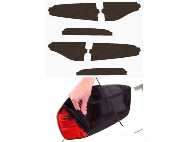 Lamin-X Tail Light Tint Covers; Charcoal (15-23 Charger)