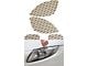 Lamin-X Headlight Tint Covers; Clear (05-13 Corvette C6)