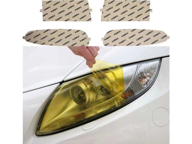 Lamin-X Headlight Tint Covers; Yellow (97-04 Corvette C5)