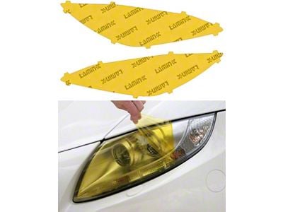 Lamin-X Headlight Tint Covers; Yellow (20-24 Corvette C8)