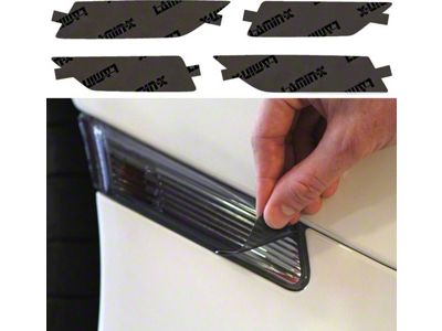Lamin-X Reverse Light Tint Covers; Gunsmoke (20-25 Corvette C8 Stingray)